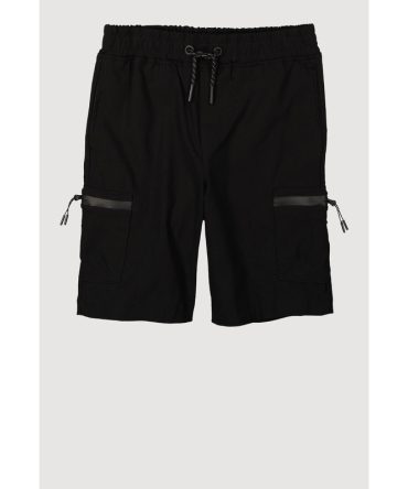 Boys Stretch Zip Cargo Active Bermuda Shorts