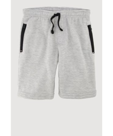 Boys Trendy Zip Pocket Sweatshorts with Drawstring Waist