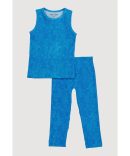 Contrast Waistband Wide Leg Dress Pants
