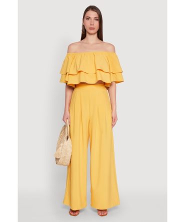 Trendy High Waisted Wide Leg Dress Pants with Pleats
