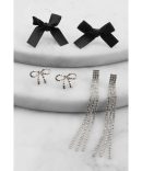 Girls Trendy Rib Knit Tee with Bear Chain Necklace