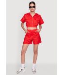 Trendy High Waisted Mini Pleated Skirt