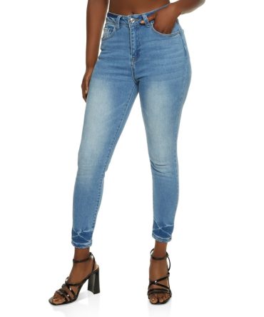 WAX Whiskered Skinny Jeans