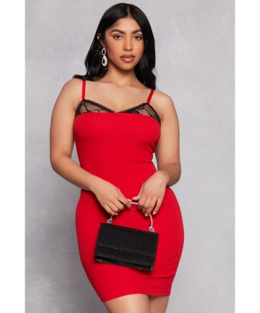 Almost Famous Lace Detail Cami Dress