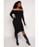 Asymmetrical Off The Shoulder Dress
