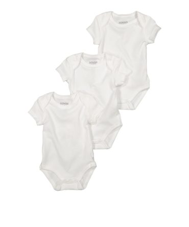 Baby Boys 0-9M Basic Bodysuits 3 Pack