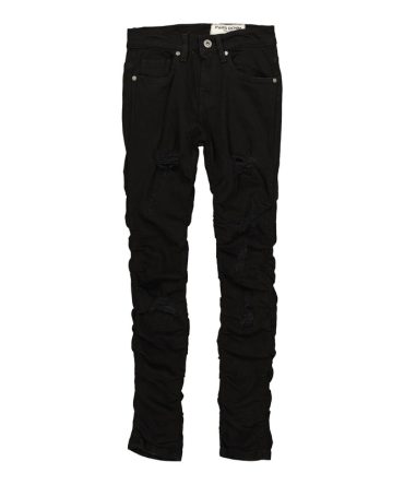 Boys Distressed Stacked Skinny Jeans