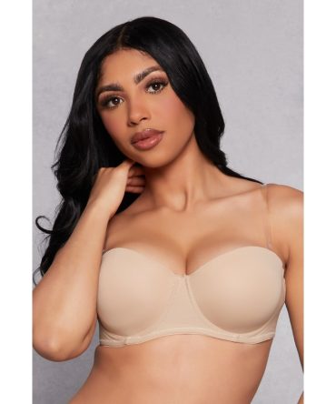 Clear Back Strap Balconette Bra | Converts to Strapless