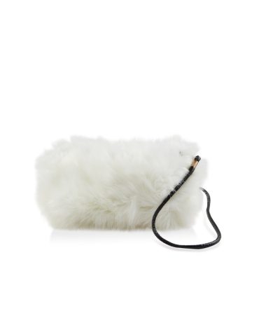 Faux Fur Hand Muff Crossbody Bag