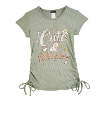 Girls Cute And Boujee Graphic Tee