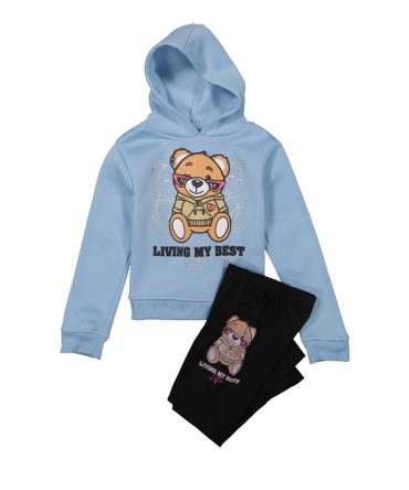 Little Girls Living My Best Life Hoodie and Leggings
