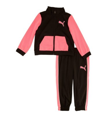 Toddler Girls Puma Color Blocked Track Jacket and Joggers