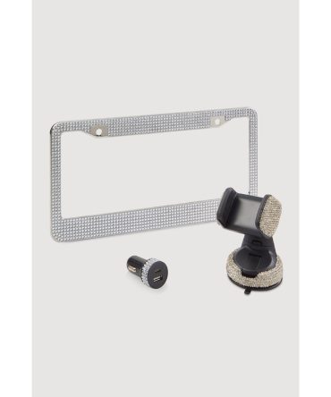 Bling Car Accessory 3 Piece Set