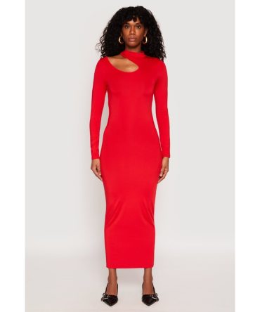 Daisy Keyhole Shoulder Maxi Dress