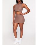 Scoop Neck Mini Tank Dress
