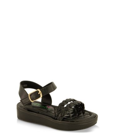 Toddler Girls Braided Velcro Strap Sandals