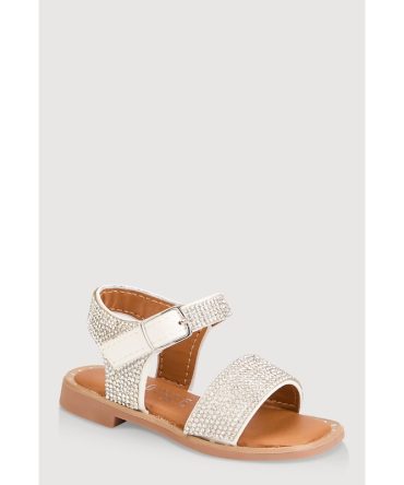 Toddler Girls Rhinestone Studded Sandals