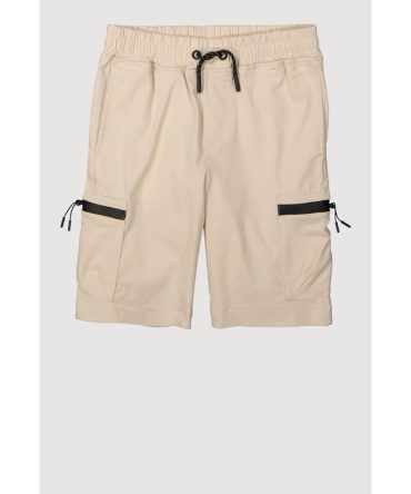 Boys Drawstring Shorts with Pockets and Zippers