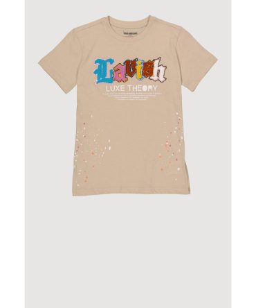 Boys Lavish Chenille Patch Graphic Tee