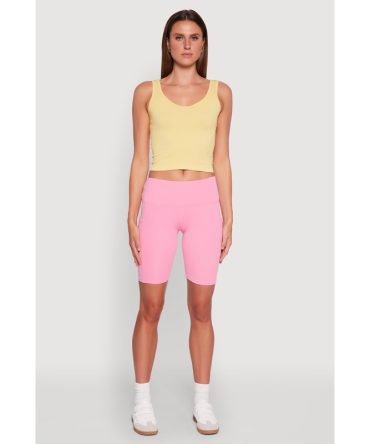 Cellphone Pocket Biker Shorts