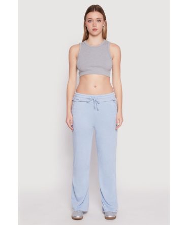 Frayed Acid Wash Sweatpants