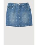 Solid Pleated Skirt