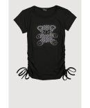 Little Girls Dream Graphic Top and Nylon Cargo Joggers