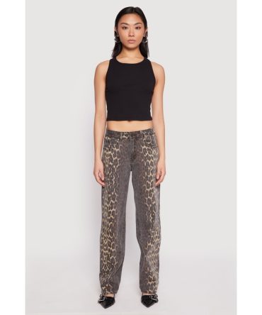 Leopard Print Pants