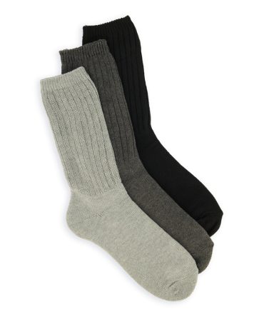 Slouch Boot Socks 3 Pack Size 4-10