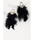 Rhinestone Studded Assorted Drop Earrings Set of 3