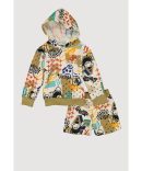 Little Girls Grl Pwr Bear 3D Foil Graphic Tee