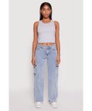 VIP Low Rise Tabbed Cargo Pocket Jeans