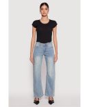Zip Detail Mini Denim Skirt
