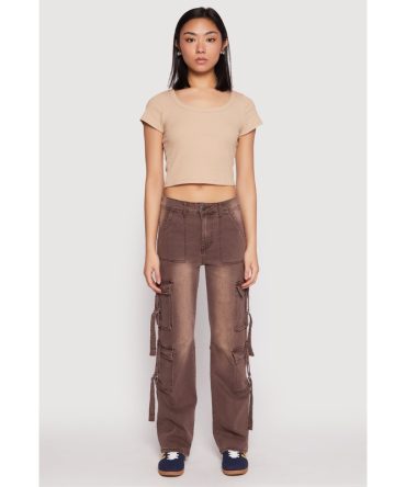 VIP Low Rise Tabbed Cargo Pocket Jeans