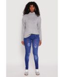 Acid Wash Denim Cargo Joggers