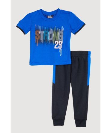 Baby Boys 12-24M Strong Graphic Tee and Joggers