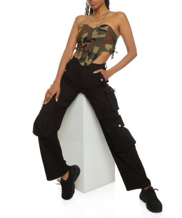 Daisy Four Cargo Pocket Straight Leg Pants