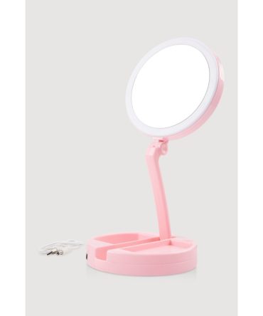 Foldable LED Mini Makeup Mirror
