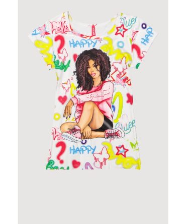 Girls Grateful Graphic Print Tee