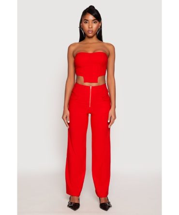 Hyperstretch Zip Front Pants