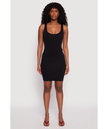 Seamless Cut Out Side Tank Dress