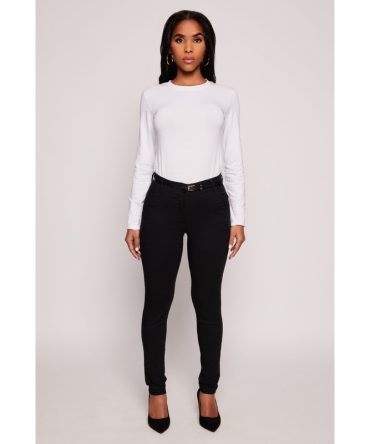 Twill Belted Dress Pants