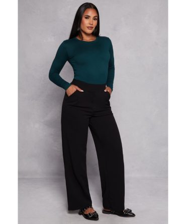Crepe Knit Pull On Dress Pants