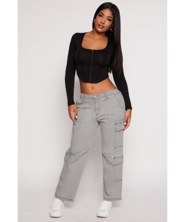 Almost Famous Straight Leg Cargo Jeans