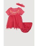 Baby Girls 0-9M Sleeveless Romper with Cargo Pockets