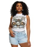 Plus Size Pleated Tennis Skirt
