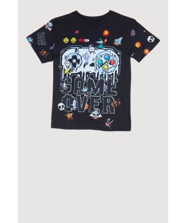 Boys Game Over Graphic Tee