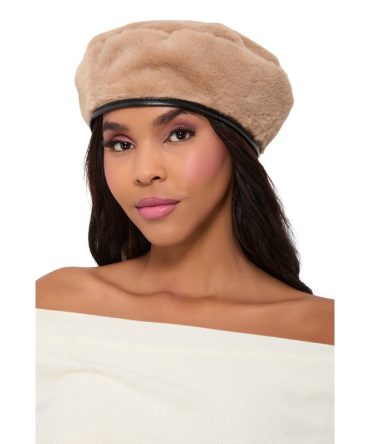 Faux Fur Beret