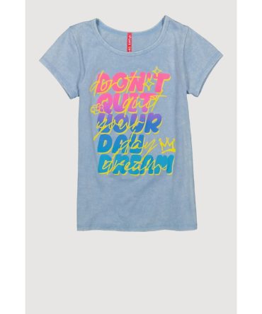 Girls Dont Quit Your Day Dream Graphic Tee