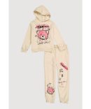 Baby Girls 12-24M Checkered Vest and Shorts with Sunglasses